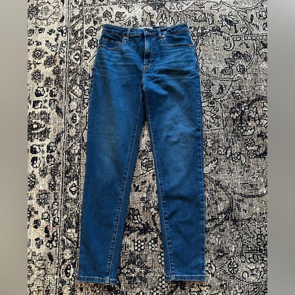 Everlane the curvy authentic stretch high rise skinny jeans, EUC, 26 crop - Picture 7 of 8